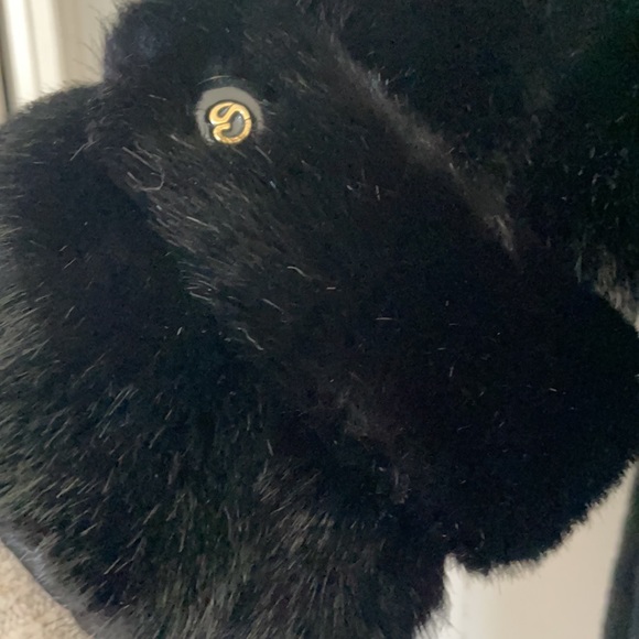 EUC St.John faux fur dress coat - Picture 3 of 8